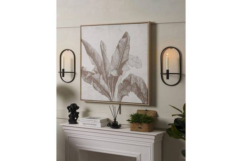 Väggljusstakar Caviana set om 2 Svart - Svart - Inredning - Ljus & dofter - Ljusstake & ljuslykta