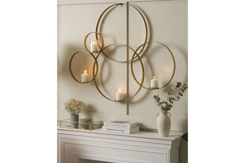 Väggljusstake Buru Guld - Guld - Inredning - Ljus & dofter - Ljusstake & ljuslykta