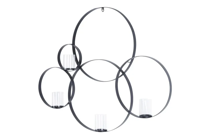 Väggljusstake Buru Svart - Svart - Inredning - Ljus & dofter - Ljusstake & ljuslykta