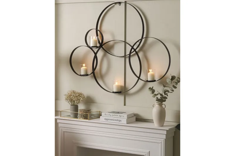 Väggljusstake Buru Svart - Svart - Inredning - Ljus & dofter - Ljusstake & ljuslykta