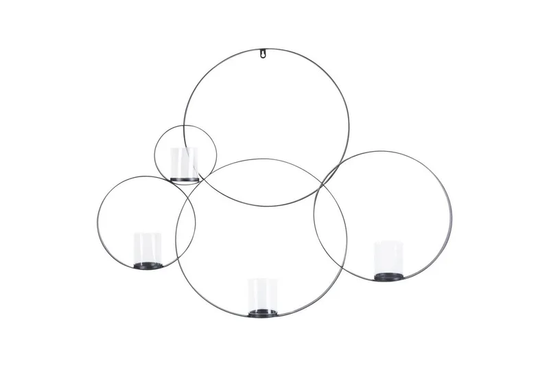 Väggljusstake Buru Svart - Svart - Inredning - Ljus & dofter - Ljusstake & ljuslykta