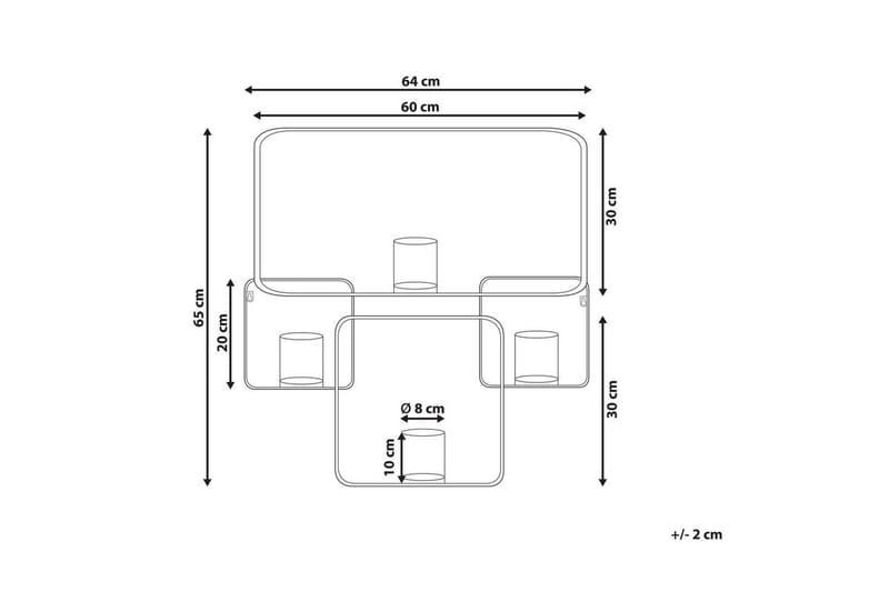 Väggljusstake Palawan - Inredning - Ljus & dofter - Ljusstake & ljuslykta