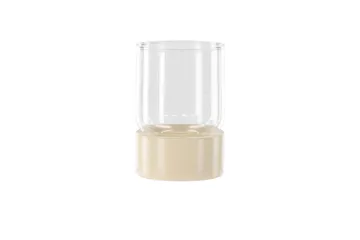 Vica Ljuslykta 8x12 cm - Beige - Inredning - Ljus & dofter - Ljusstake & ljuslykta