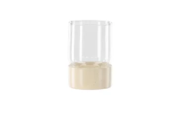 Vica Ljuslykta 8x12 cm - Beige - Inredning - Ljus & dofter - Ljusstake & ljuslykta