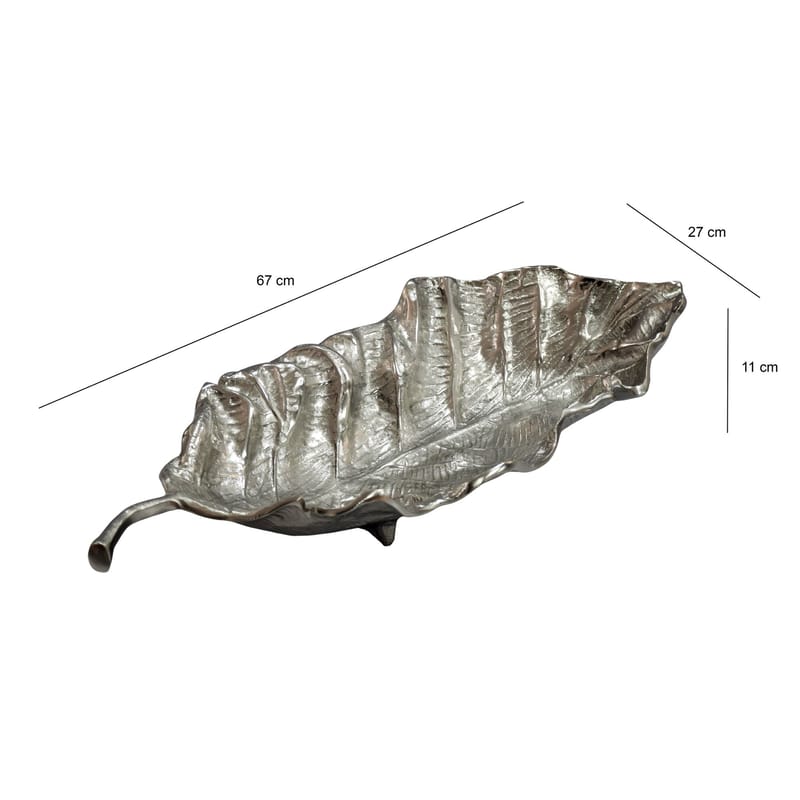 Morena Dekorationsskål 67 cm - silverfärgad - Inredning - Dekoration & inredningsdetaljer