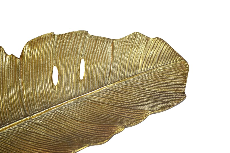 Navora Dekorationsskål Blad i aluminium - Guld - Inredning - Dekoration & inredningsdetaljer