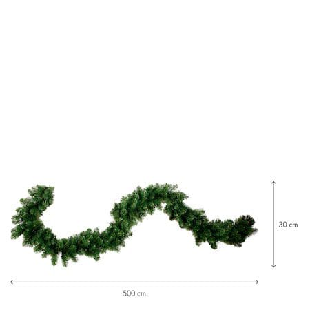 Nebraska Girland 500 cm - grön - Inredning - Konstgjorda växter & plastväxter