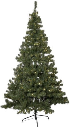 Ottawa Plastgran 210 cm med LED Belysning 400 ljus varmvit - Grön - Inredning - Julpynt & helgdekoration - Julpynt & juldekoration - Plastgran