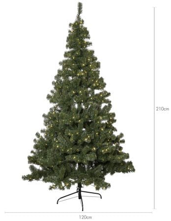 Ottawa Plastgran 210 cm med LED Belysning 400 ljus varmvit - Grön - Inredning - Julpynt & helgdekoration - Julpynt & juldekoration - Plastgran