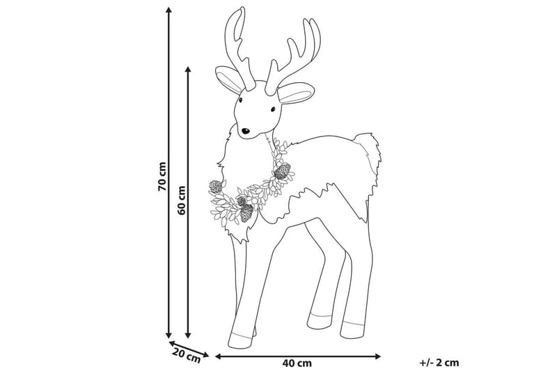 Prydnadsfigur Tapio 40x20x70 cm - 40x20x70 cm - Inredning - Dekoration & inredningsdetaljer