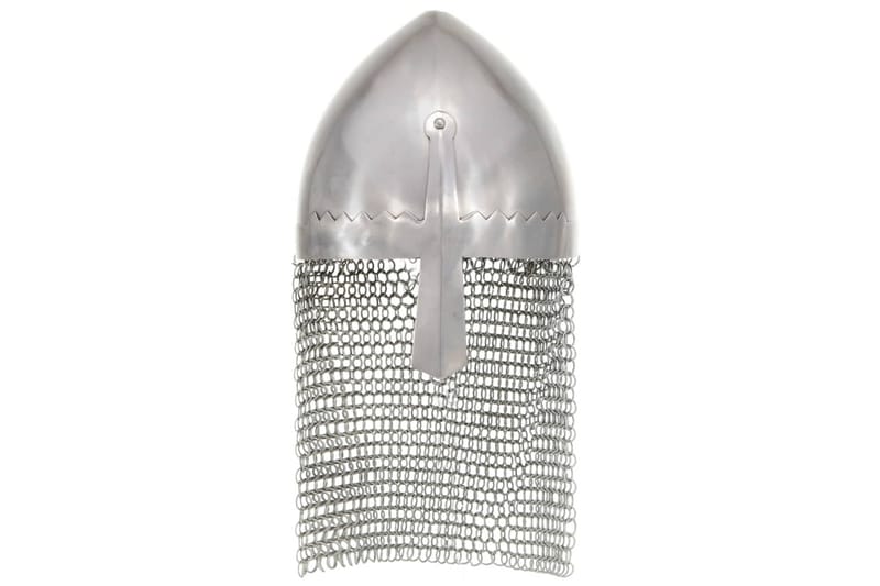 Riddarhjälm för LARP replika silver stål - Dekoration & inredningsdetaljer