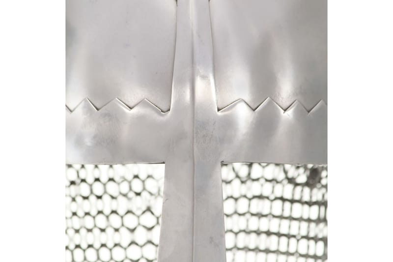 Riddarhjälm för LARP replika silver stål - Dekoration & inredningsdetaljer