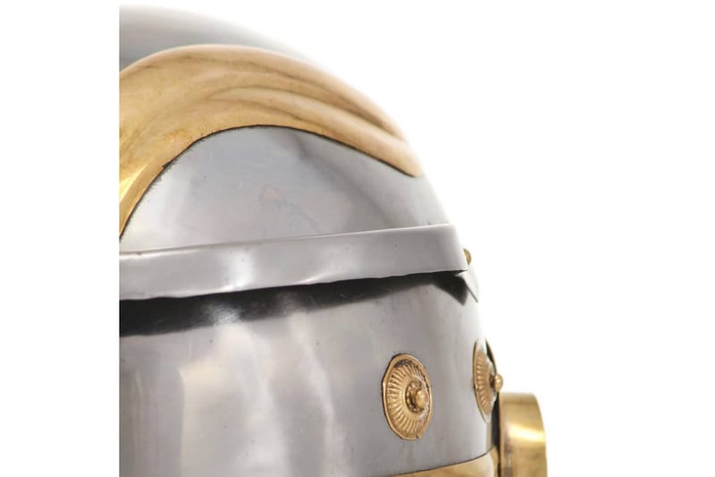 Romersk riddarhjälm för LARP silver stål - Dekoration & inredningsdetaljer