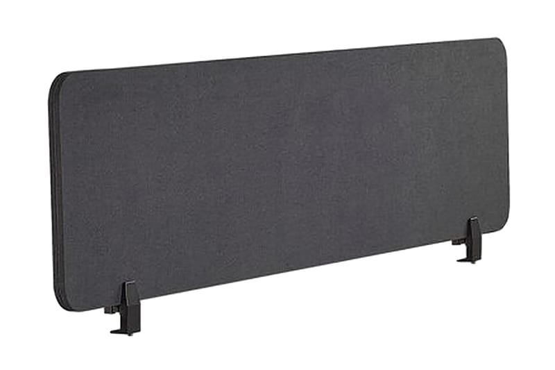 Avskärmning för skrivbord 160x40 cm grå WALLY - Grå - Bordstillbehör - Rumsavdelare - Avskärmning skrivbord