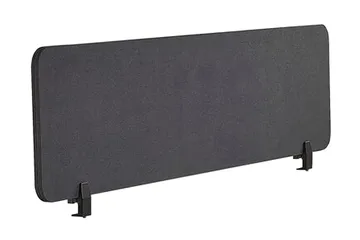 Avskärmning för skrivbord 160x40 cm grå WALLY - Grå - Inredning - Rumsavdelare - Avskärmning skrivbord