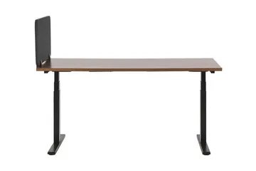 Avskärmning för skrivbord 160x40 cm grå WALLY - Grå - Inredning - Rumsavdelare - Avskärmning skrivbord