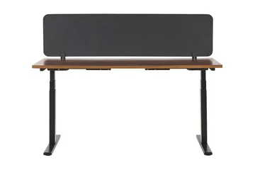 Avskärmning för skrivbord 180x40 cm grå WALLY - Grå - Inredning - Rumsavdelare - Avskärmning skrivbord