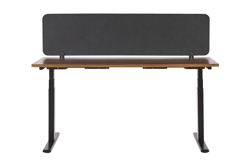 Avskärmning för skrivbord 180x40 cm grå WALLY - Grå - Inredning - Rumsavdelare - Avskärmning skrivbord