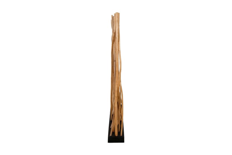 Dunmowe Skärmvägg - Trä/Natur/Svart - Inredning - Rumsavdelare - Skärmvägg