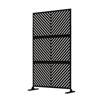 Insynsskydd | Inredningsskärm | 120x184 | Svart - Inredning - Rumsavdelare - Skärmvägg
