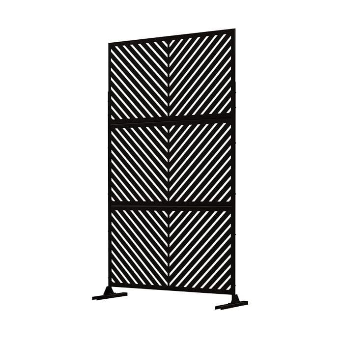 Insynsskydd | Inredningsskärm | 120x184 | Svart - Inredning - Rumsavdelare - Skärmvägg