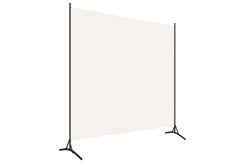 Rumsavdelare 1 panel gräddvit 175x180 cm - Vit - Inredning - Rumsavdelare - Skärmvägg