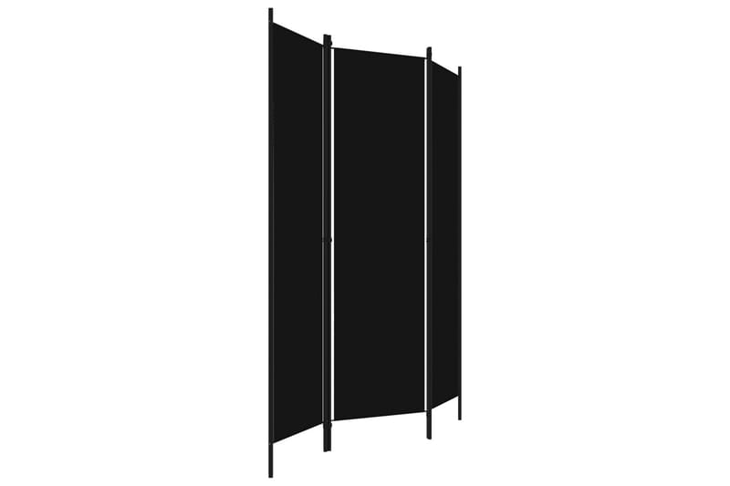 Rumsavdelare 3 paneler svart 150x180 cm - Svart - Inredning - Rumsavdelare - Skärmvägg