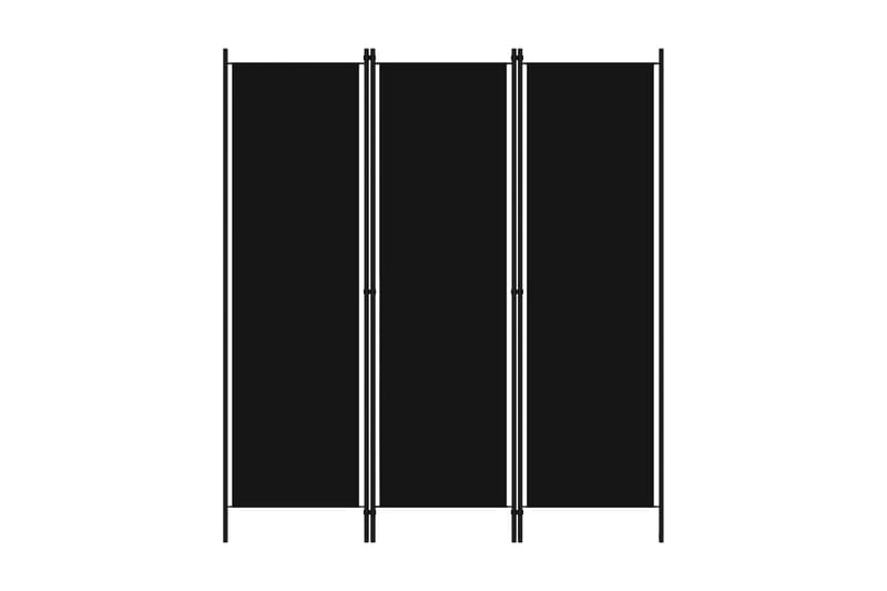 Rumsavdelare 3 paneler svart 150x180 cm - Svart - Inredning - Rumsavdelare - Skärmvägg