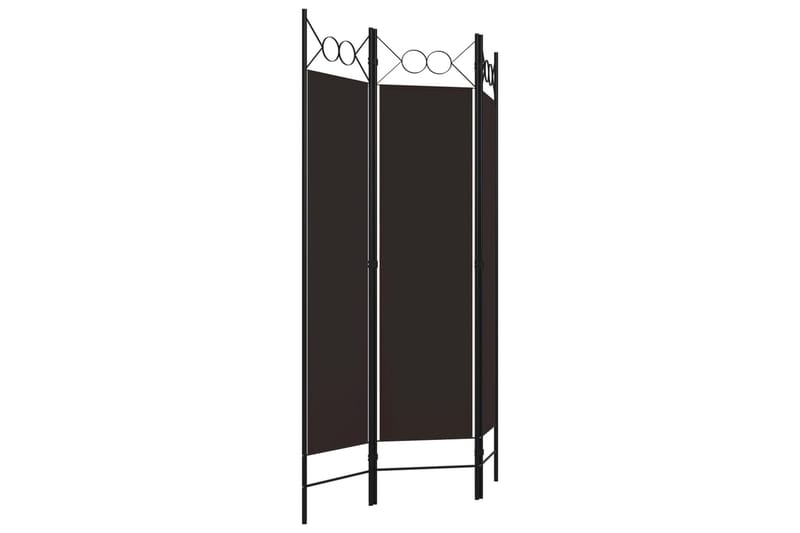 Rumsavdelare 3 paneler brun 120x180 cm - Brun - Inredning - Rumsavdelare - Skärmvägg