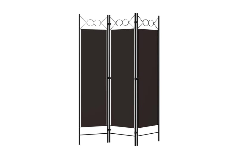 Rumsavdelare 3 paneler brun 120x180 cm - Brun - Inredning - Rumsavdelare - Skärmvägg