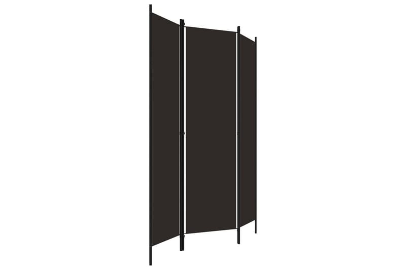 Rumsavdelare 3 paneler brun 150x180 cm - Brun - Inredning - Rumsavdelare - Skärmvägg