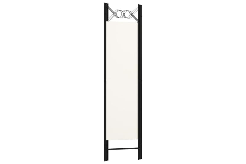 Rumsavdelare 3 paneler gräddvit 120x180 cm - Vit - Inredning - Rumsavdelare - Skärmvägg