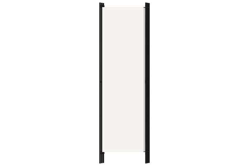 Rumsavdelare 3 paneler gräddvit 150x180 cm - Vit - Inredning - Rumsavdelare - Skärmvägg