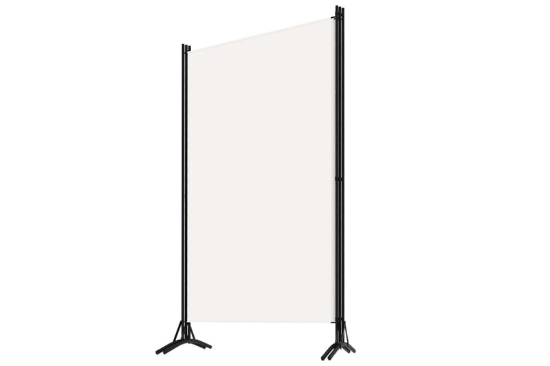 Rumsavdelare 3 paneler gräddvit 260x180 cm - Vit - Inredning - Rumsavdelare - Skärmvägg