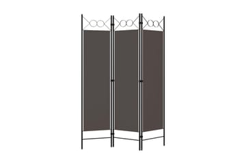 Rumsavdelare 3 paneler antracit 120x180 cm