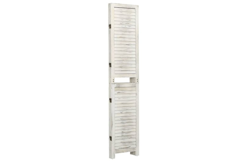 Rumsavdelare 3 paneler antikvit 105x165 cm trä - Vit - Inredning - Rumsavdelare - Skärmvägg