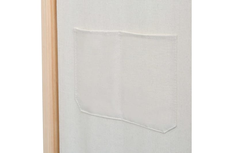Rumsavdelare 3 paneler gräddvit 120x170x4 cm tyg - Vit - Inredning - Rumsavdelare - Skärmvägg