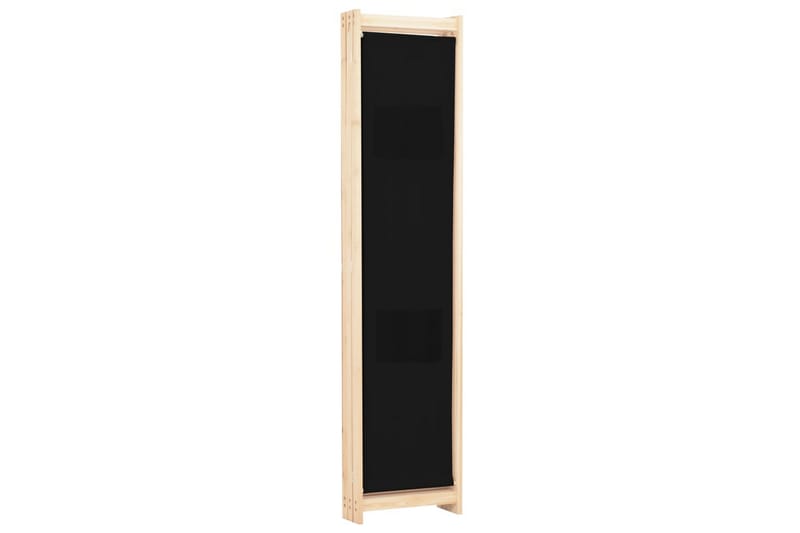 Rumsavdelare 3 paneler 120x170x4 cm svart tyg - Svart - Inredning - Rumsavdelare - Skärmvägg