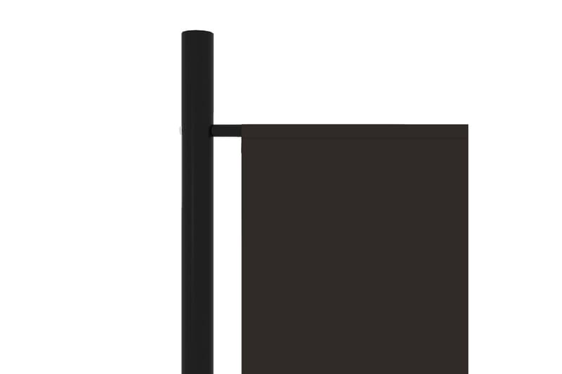 Rumsavdelare 4 paneler brun 200x180 cm - Brun - Skärmvägg - Rumsavdelare