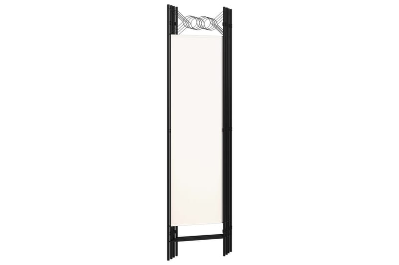 Rumsavdelare 4 paneler gräddvit 160x180 cm - Vit - Inredning - Rumsavdelare - Skärmvägg
