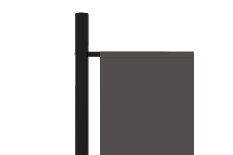 Rumsavdelare 4 paneler antracit 200x180 cm - Grå - Inredning - Rumsavdelare - Skärmvägg