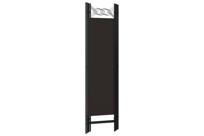 Rumsavdelare 4 paneler brun 160x180 cm - Brun - Inredning - Rumsavdelare - Skärmvägg