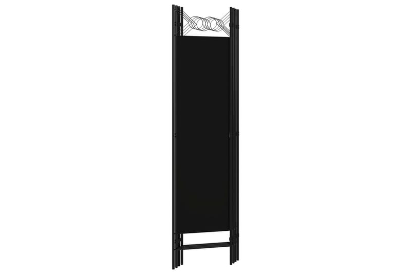 Rumsavdelare 4 paneler svart 160x180 cm - Svart - Inredning - Rumsavdelare - Skärmvägg