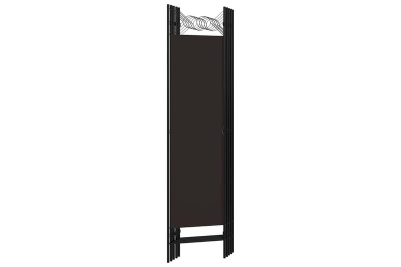 Rumsavdelare 5 paneler brun 200x180 cm - Brun - Inredning - Rumsavdelare - Skärmvägg