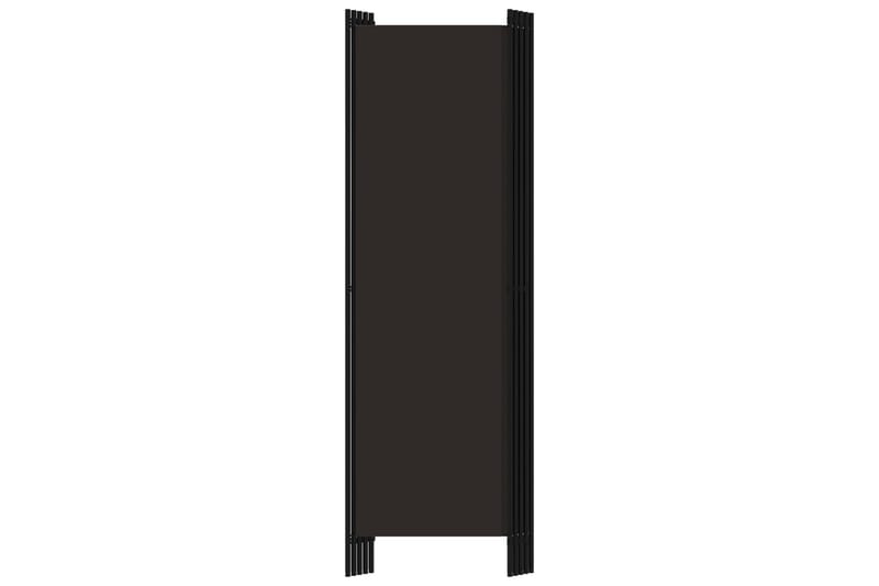 Rumsavdelare 5 paneler brun 250x180 cm - Brun - Inredning - Rumsavdelare - Skärmvägg