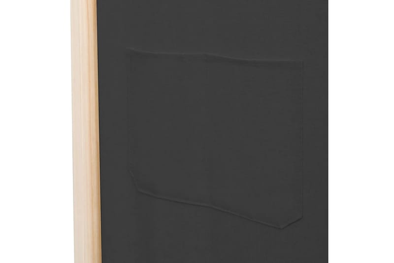 Rumsavdelare 5 paneler 200x170x4 cm grå tyg - Grå - Inredning - Rumsavdelare - Skärmvägg