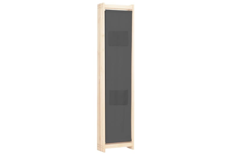 Rumsavdelare 5 paneler 200x170x4 cm grå tyg - Grå - Inredning - Rumsavdelare - Skärmvägg