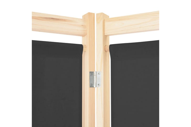 Rumsavdelare 5 paneler 200x170x4 cm grå tyg - Grå - Inredning - Rumsavdelare - Skärmvägg