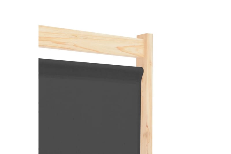 Rumsavdelare 5 paneler 200x170x4 cm grå tyg - Grå - Inredning - Rumsavdelare - Skärmvägg