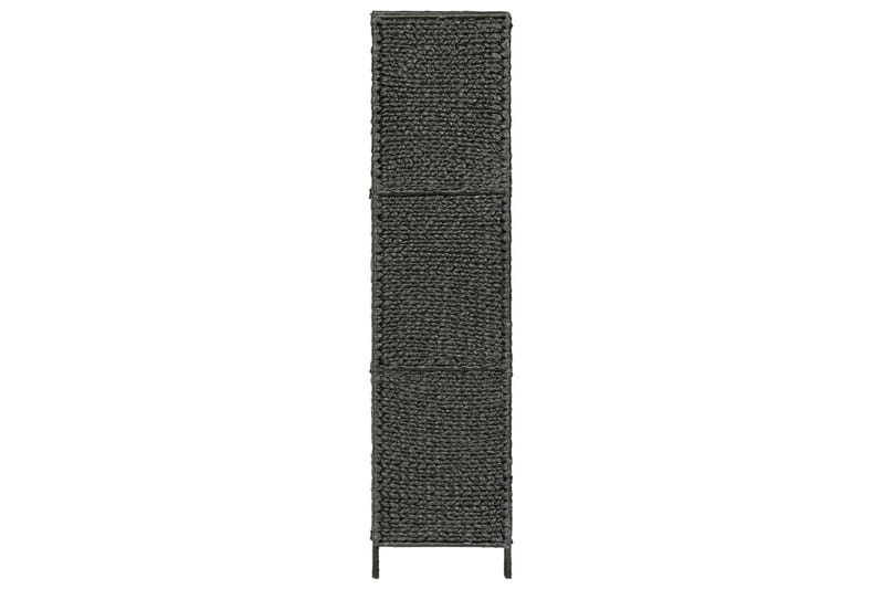 Rumsavdelare 5 paneler vattenhyacint 193x160 cm svart - Svart - Inredning - Rumsavdelare - Skärmvägg